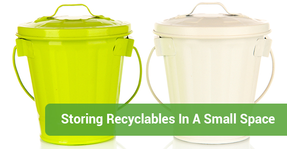Storing Recyclables In A Small Space