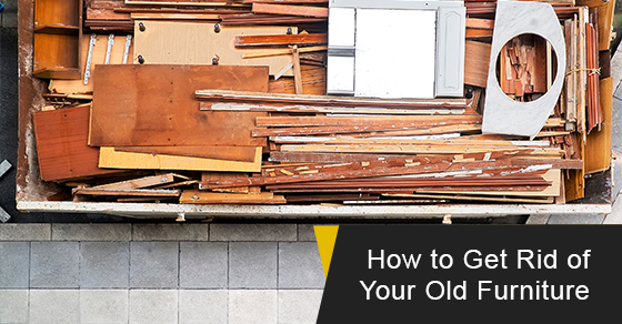 How to get rid of your old furniture