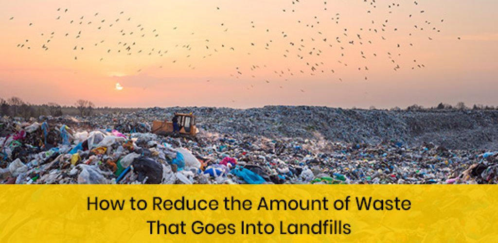 How to reduce the amount of waste that goes into landfills?