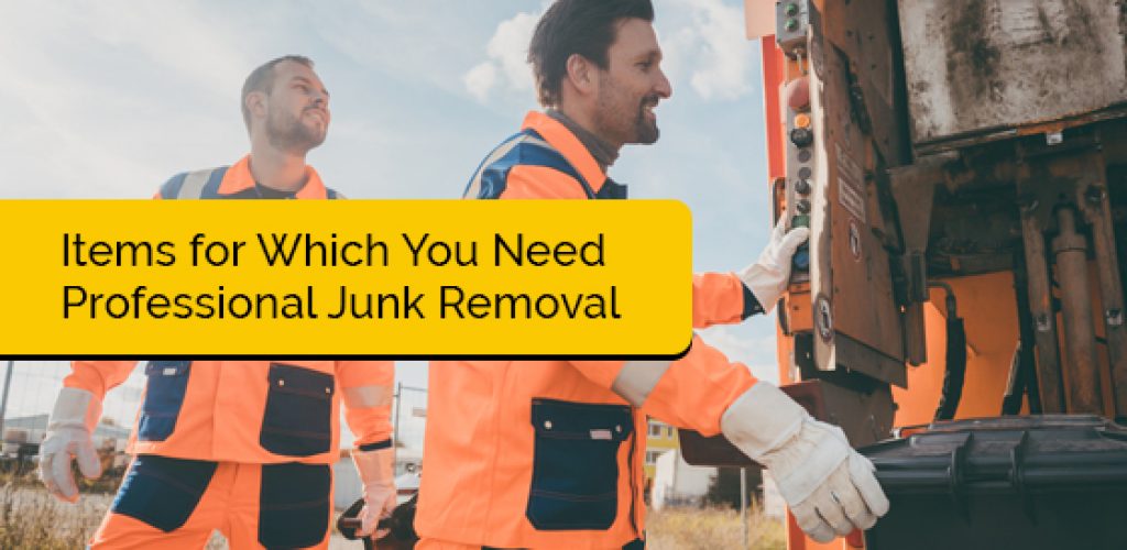 Items for Which You Need Professional Junk Removal