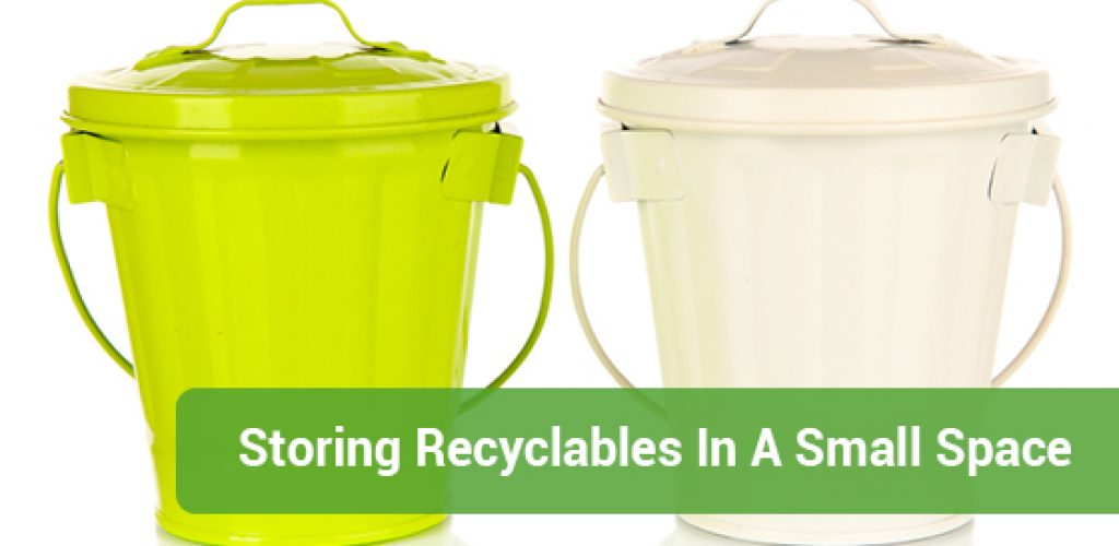 Storing Recyclables In A Small Space